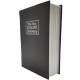 Seif metalic secret cu cheie BOOKSAFE 180x115x55 mm (HxLxl), Negru, PLUS Safe