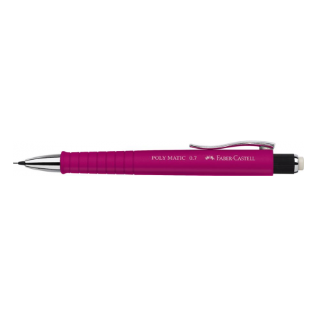 Creion Mecanic 0.7Mm Poly Matic Roz Faber-Castell