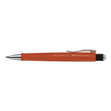 Creion Mecanic 0.7Mm Poly Matic Portocaliu Faber-Castell