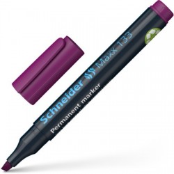 Permanent marker SCHNEIDER Maxx 133, varf tesit 1+4mm - violet