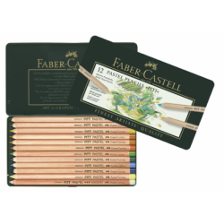 Creioane Pastel Pitt 12 Culori Faber-Castell