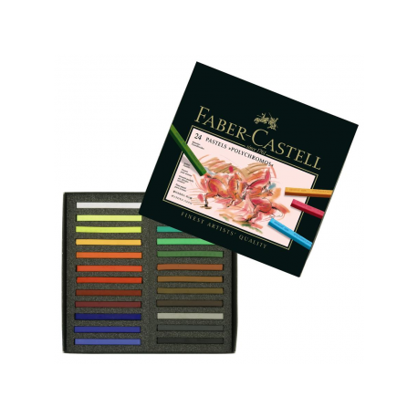 Creioane Pastel 24 Culori Polychromos Faber-Castell