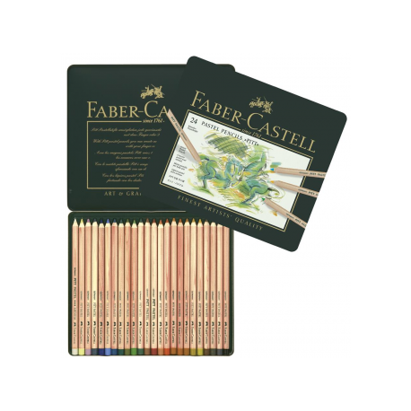 Creioane Pastel Pitt 24 Culori Faber-Castell