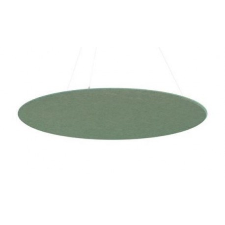 Panou pentru atenuare sunet, D120cm, PET felt, cu sistem de agatare de tavan, inclus, SMIT - verde p