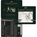 Set Pitt Monochrome Grafit 19 Buc Faber-Castell