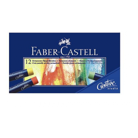 Creioane Ulei Pastel 12 Culori Faber-Castell
