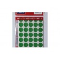 Etichete autoadezive color, D 8 mm, 750 buc/set - verde