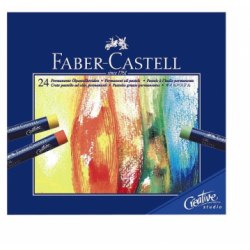 Creioane Ulei Pastel 24 Culori Faber-Castell