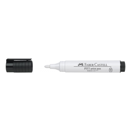 Pitt Artist Pen Big Brush Alb Faber-Castell