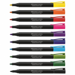 Marker Permanent Verde Slim 1564 Faber-Castell