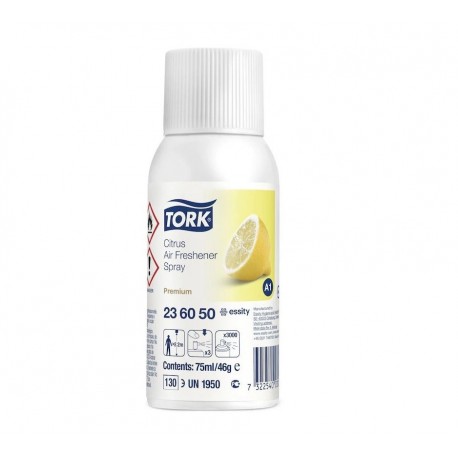 Tork spray odorizant, cu aromă de citrice