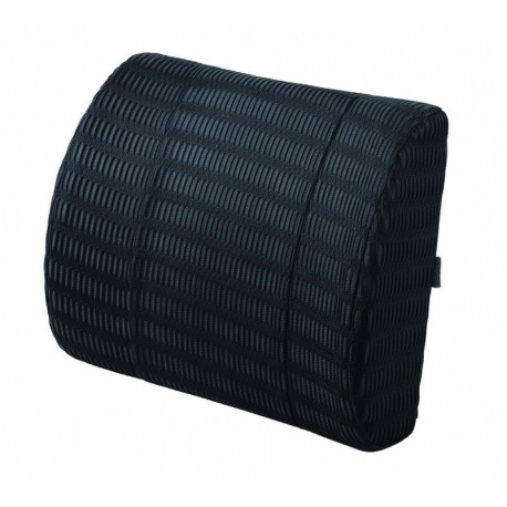 Suport lombar, ergonomic, pentru scaun, spuma cu memorie, 34 x 30 x 11 cm , Q-Connect - negru