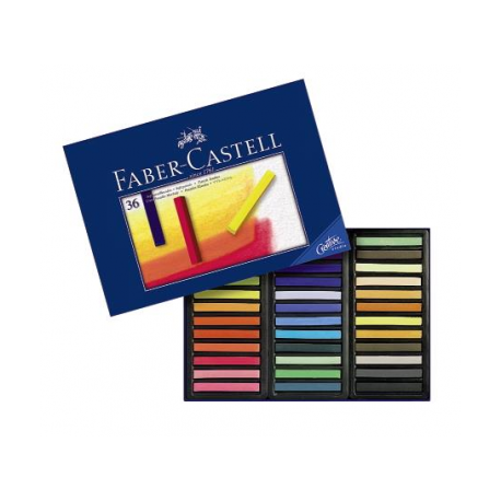 Cutie Creioane Pastel Soft 36 Culori Faber-Castell