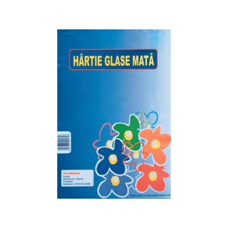 Hartie Glase, mata, 24 x 34 cm