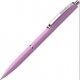 Pix SCHNEIDER K15, clema metalica, corp rose - scriere albastra