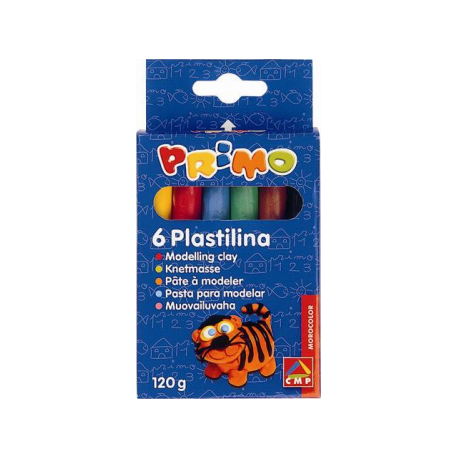 Plastilina Morocolor, 6 culori, 20 g/culoare