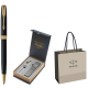 PIX PARKER SONNET ROYAL Matte Black GT+CUTIE PT. CADOU BRITISH COLLECTION CU ETUI, model 1+PUNGA PT. CADOU