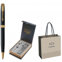 PIX PARKER SONNET ROYAL Matte Black GT+CUTIE PT. CADOU BRITISH COLLECTION CU ETUI, model 1+PUNGA PT. CADOU