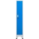 Vestiar metalic Premium cu picioare 1 usa color albastru 300x450x1920 mm (LxlxH), neasamblat, Extra Plus