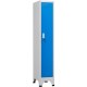 Vestiar metalic Premium cu picioare 1 usa color albastru 300x450x1920 mm (LxlxH), Asamblat, Extra Plus