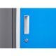 Vestiar metalic Premium 1 usa color albastru 300x450x1800 mm (LxlxH), neasamblat, Extra Plus