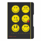 CAIET MY.BOOK FLEX A5 40F 80GR PATRATELE SMILEY WORLD BLACK