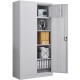 Fiset metalic Premium Asamblat 3 rafturi si seif 900x400x1800 mm (LxlxH), 60 kg/polita, PLUS