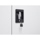 Fiset metalic Premium Asamblat 3 rafturi si seif 900x400x1800 mm (LxlxH), 60 kg/polita, PLUS
