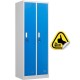 Vestiar metalic Premium 2 usi color albastru 600x450x1800 mm (LxlxH), Asamblat, Extra Plus