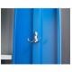 Vestiar metalic Premium 2 usi color albastru 600x450x1800 mm (LxlxH), neasamblat, Extra Plus