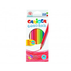 Creioane colorate 12 culori/cutie, CARIOCA