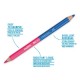 Creioane colorate hexagonale, bicolor, 6 buc/blister, CARIOCA Jumbo Bi-color