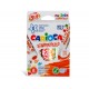 Set 6 markere cu 6 stampile, diverse forme, cutie carton, CARIOCA