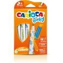 Carioca super lavabila, 6 culori/cutie, CARIOCA Baby +2
