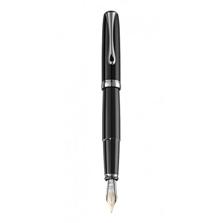 Stilou de lux DIPLOMAT Excellence A - black laquer - penita aurita 14kt