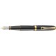 Stilou de lux DIPLOMAT Excellence A - black laquer gold - penita aurita 14kt