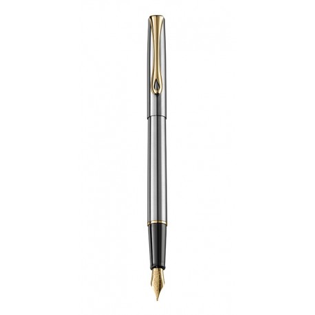 Stilou de lux DIPLOMAT Traveller - stainless steel gold