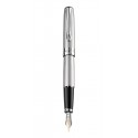 Stilou de lux DIPLOMAT Excellence A - guilloch chrome - penita aurita 14kt