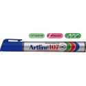 Permanent marker ARTLINE 107, corp plastic, varf rotund 1.5mm - albastru