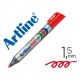 Permanent marker ARTLINE 107, corp plastic, varf rotund 1.5mm - rosu