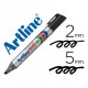 Permanent marker ARTLINE 109, corp plastic, varf tesit 2.0-5.0mm - negru