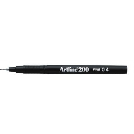 Liner ARTLINE 200, varf fetru 0.4mm - negru