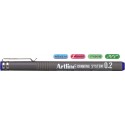 Marker pentru desen tehnic ARTLINE, varf fetru 0.2mm - albastru