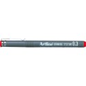 Marker pentru desen tehnic ARTLINE, varf fetru 0.3mm - rosu