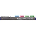 Marker pentru desen tehnic ARTLINE, varf fetru 0.5mm - albastru