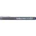 Marker pentru desen tehnic ARTLINE, varf fetru 0.6mm - albastru