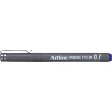 Marker pentru desen tehnic ARTLINE, varf fetru 0.7mm - albastru