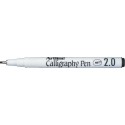 Marker ARTLINE Calligraphy, varf tesit din fetru 2.0mm - negru