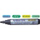 Flipchart marker ARTLINE 370 - Dry safe ink, corp plastic, varf rotund 2.0mm - negru