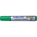 Flipchart marker ARTLINE 370 - Dry safe ink, corp plastic, varf rotund 2.0mm - verde
